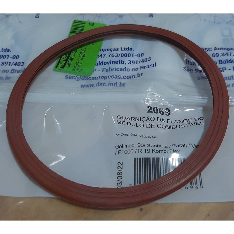 BORRACHA BOMBA COMB /GUARNICAO - DS - 2069