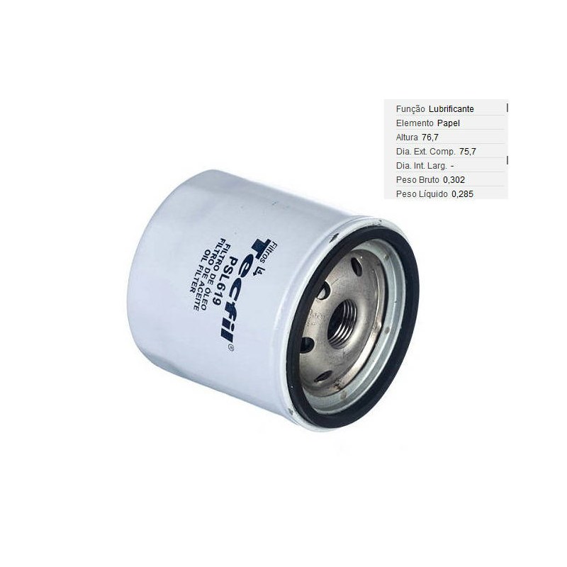 FILTRO LUBRIF /OLEO - VOX - LB619