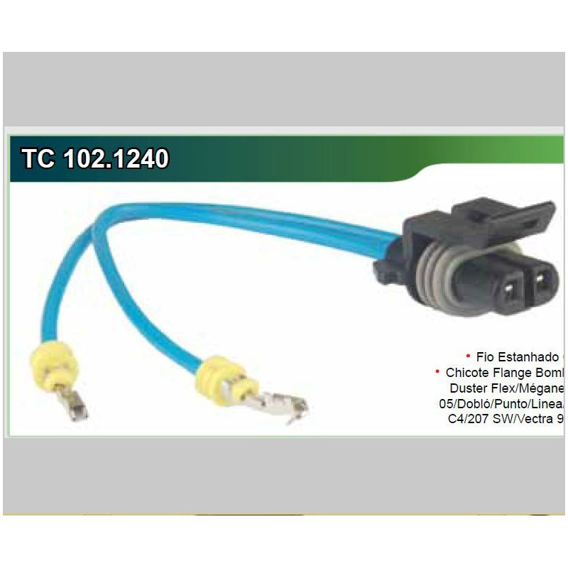 CONECTOR /CHICOTE C/02 VIAS - TC - TC1021240