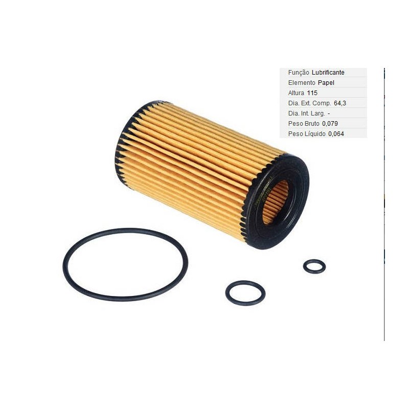 FILTRO LUBRIF /OLEO - TECFIL - PEL311
