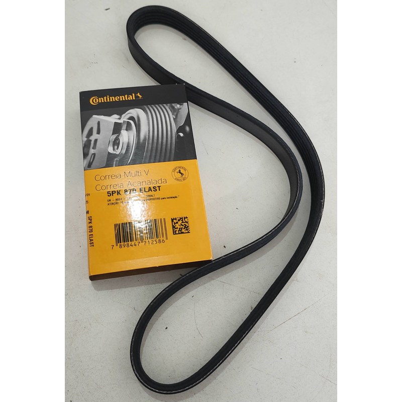 CORREIA 5PK0870 (ELASTICA) - CONTITECH - 5PK870  ELASTICA