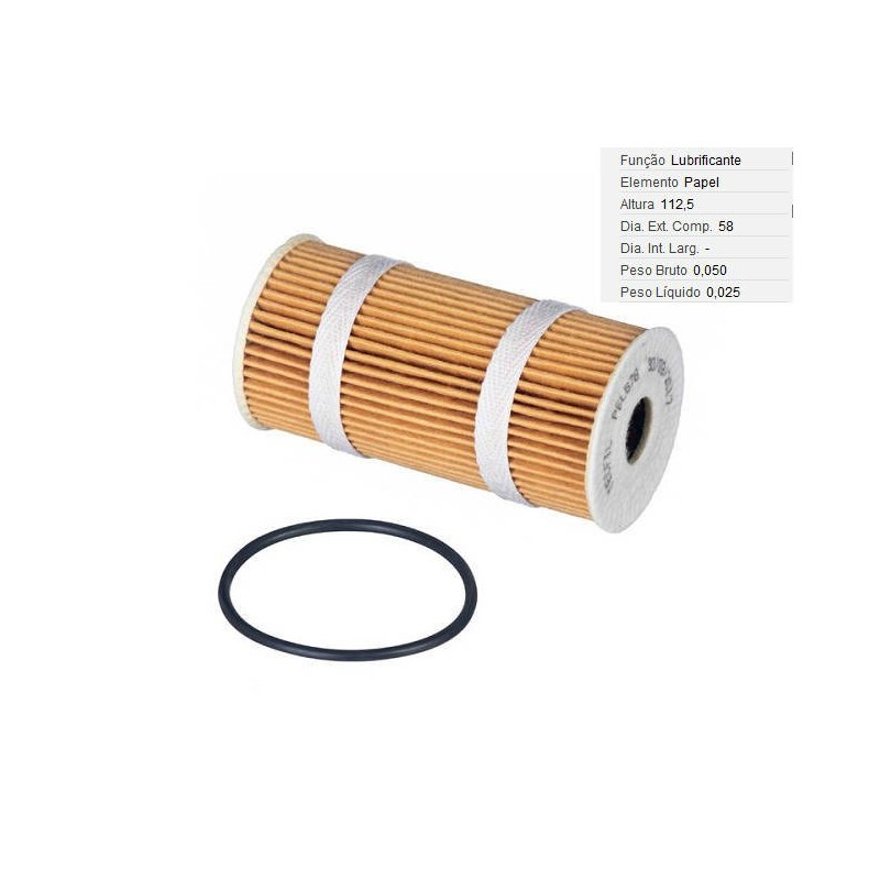 FILTRO LUBRIF /OLEO - AUTHOMIX - FOL0678
