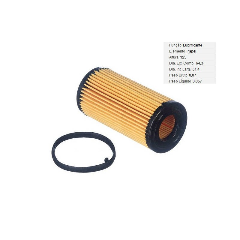 FILTRO LUBRIF /OLEO - AUTHOMIX - FOL0313