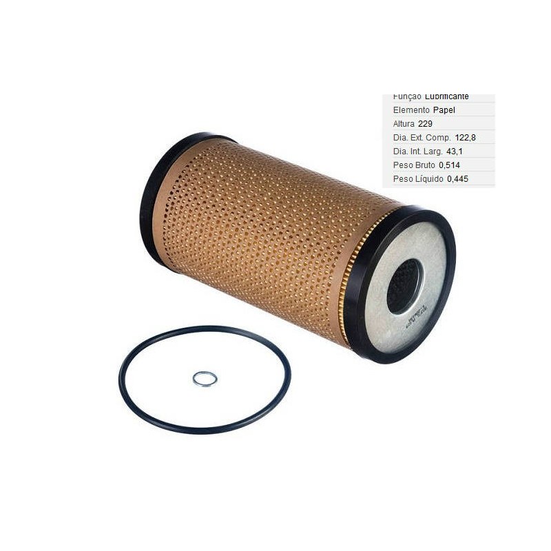 FILTRO LUBRIF /OLEO - TECFIL - PL519